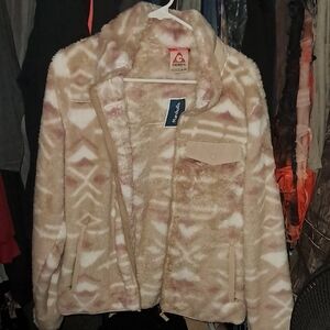 Women's Beige Patterned Jacket